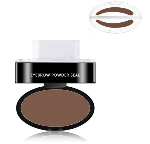 Eyebrow Powder Stamp & Stencil Kit Waterproof Makeup