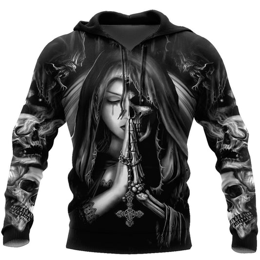 Halloween Skull 3D Sweatshirt – Anime Print Pullover
