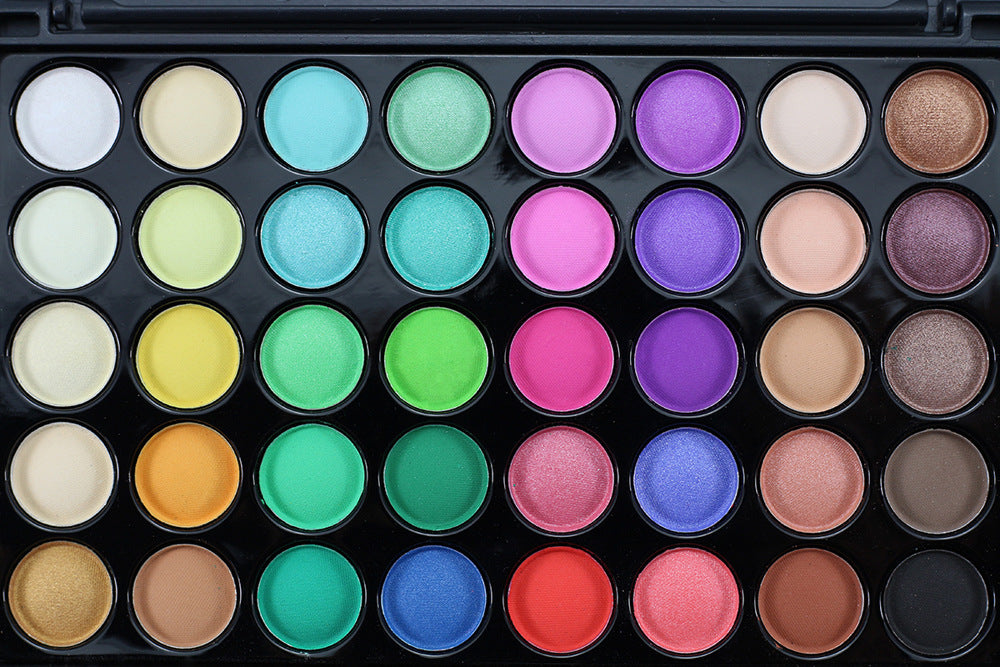 40 Color Waterproof Glitter Eyeshadow Palette
