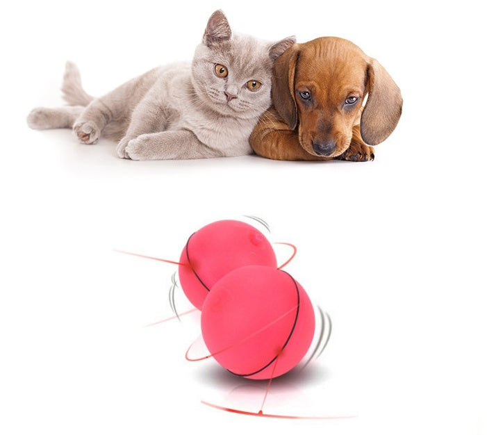 LED Laser Rolling Cat Toy Ball – Electronic Interactive Play Toy for Pets
