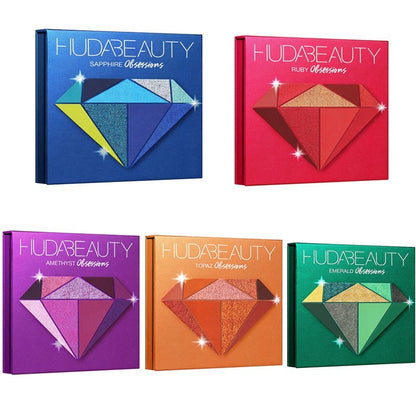 18-Color Eyeshadow Palette – Matte & Pearlescent Earth Tones