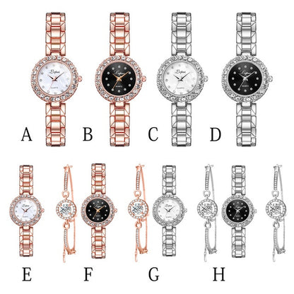 Women’s Luxury Quartz Watch & Bangle Set