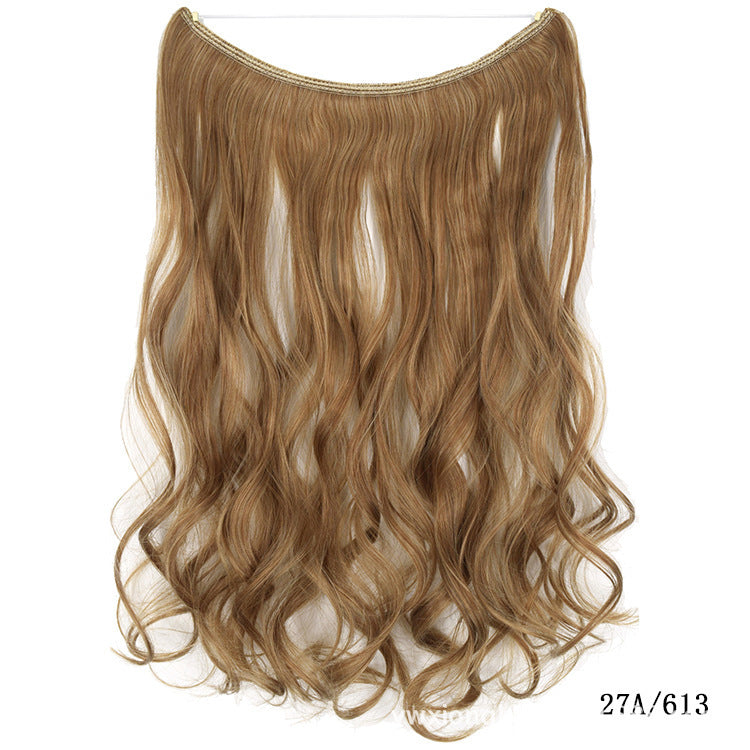 22-Inch Invisible Wire Hair Extension – Silky Straight Synthetic