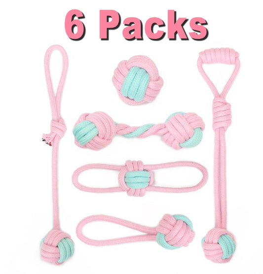 Cotton Rope Dog Chew Toy for Small Dogs