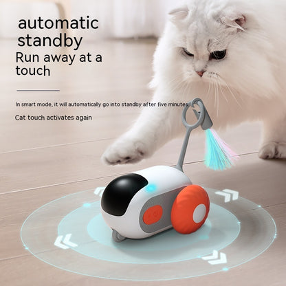 Remote Control Interactive Cat Car Toy – USB Rechargeable Smart Automatic Chasing Pet Toy