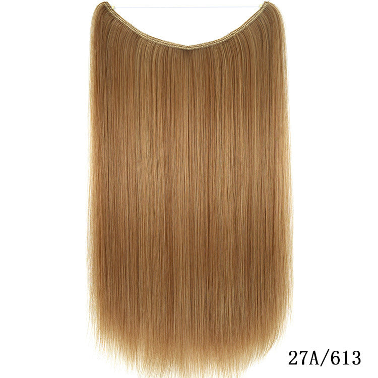 22-Inch Invisible Wire Hair Extension – Silky Straight Synthetic