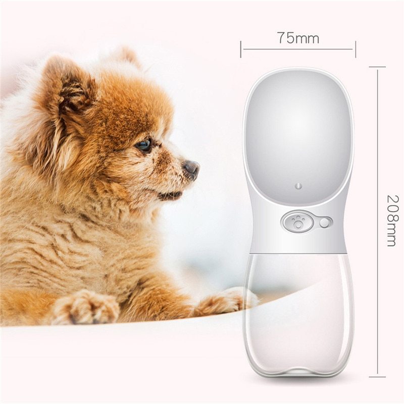 Portable Pet Water Bottle & Cup – Outdoor Travel Drinking Bottle for Dogs & Cats