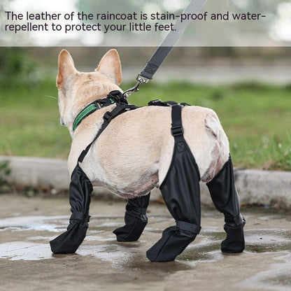 Waterproof Dog Shoes – Adjustable Breathable Pet Boots for Outdoor Walking