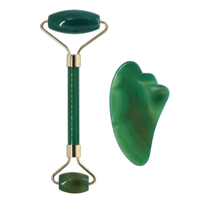 Jade Face Roller – Facial Massager for Tension Relief & Skin Care