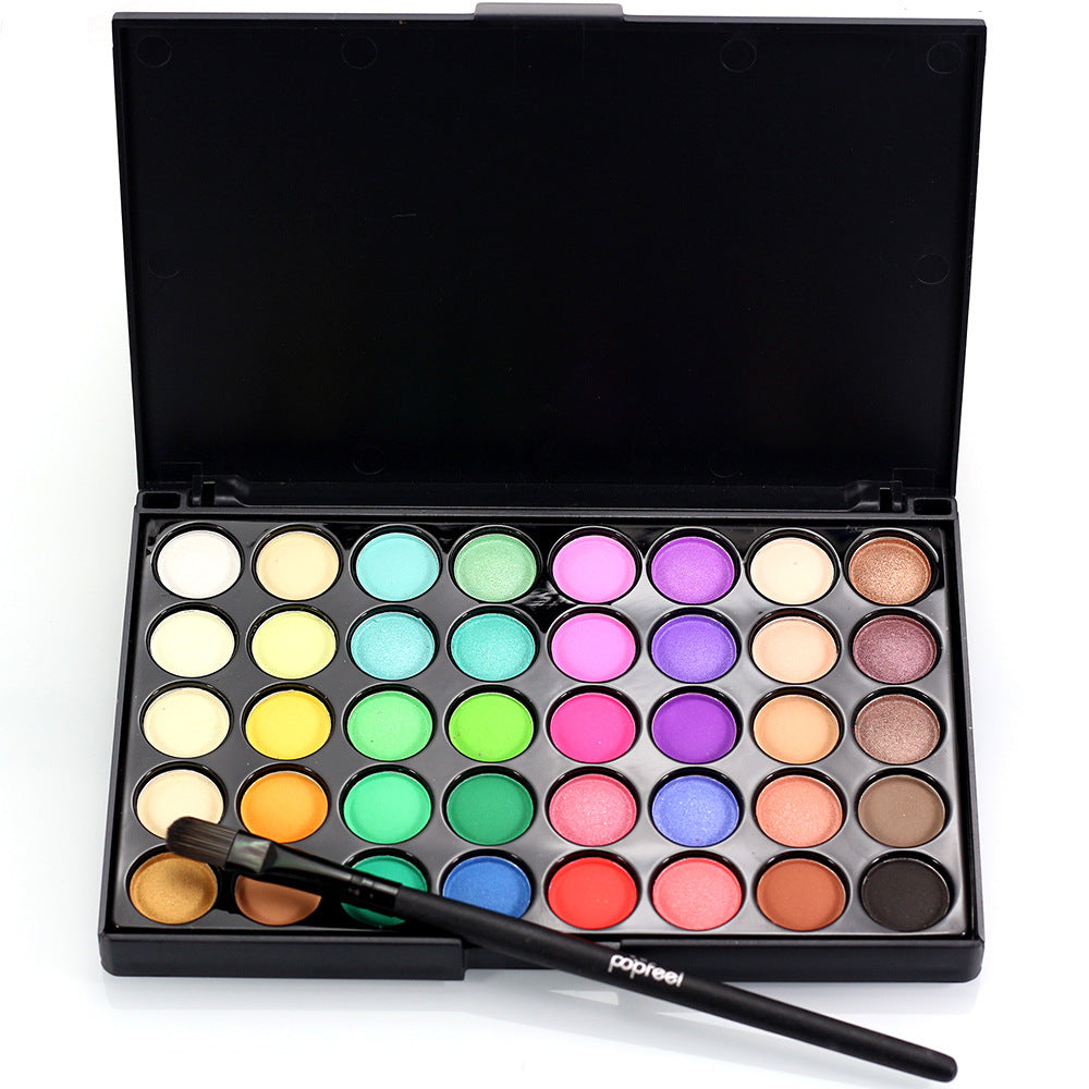 40 Color Waterproof Glitter Eyeshadow Palette