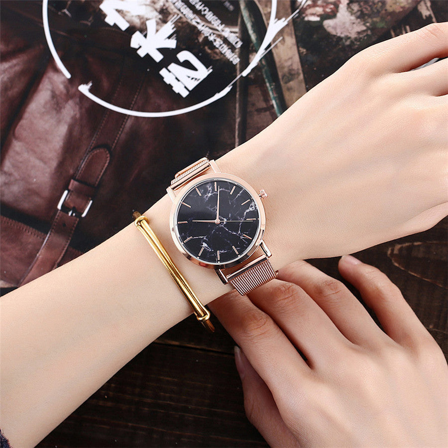 Women’s Vansvar Quartz Marble Wristwatch