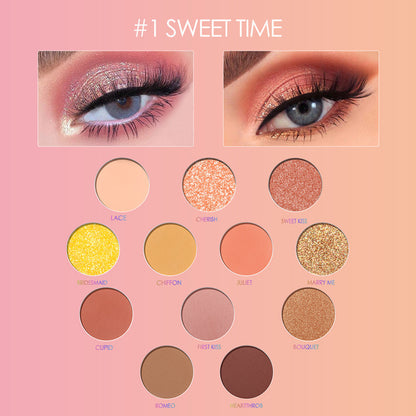 12-Color Time Eyeshadow Palette