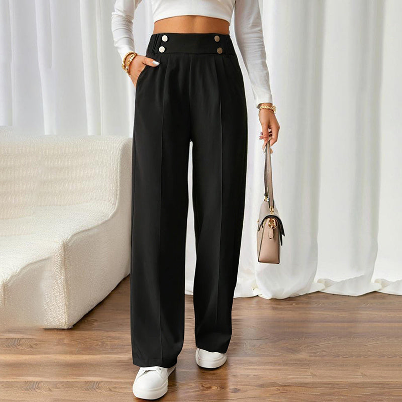 Women’s Wide Leg Pants – High Waist