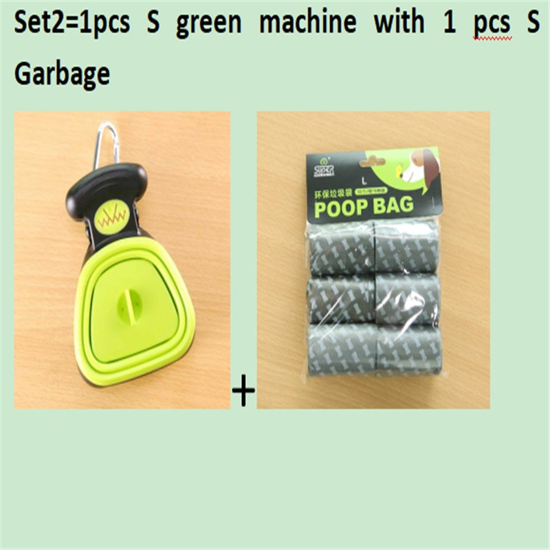 Foldable Dog Pooper Scooper – Travel Pet Waste Picker with Bags