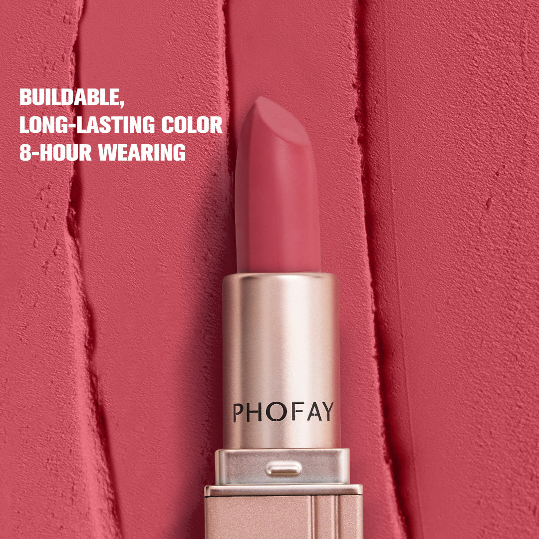 PHOFAY Matte Lipstick – Long Lasting Velvet Finish