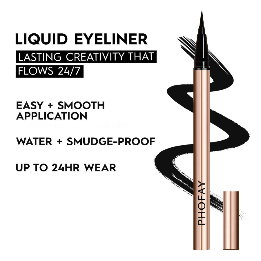 PHOFAY EyelinePHOFAY Waterproof Eyeliner – Smudge-Proof Long Lasting