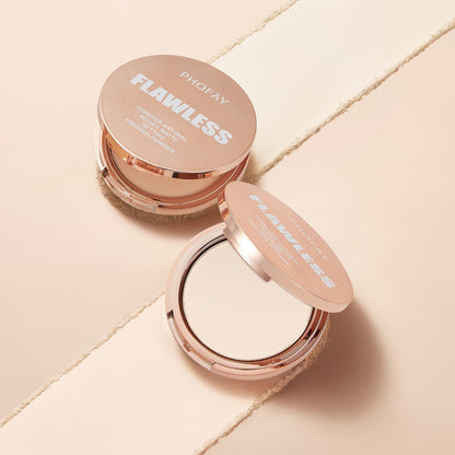 "PHOFAY Matte Setting Pressed Powder Makeup"