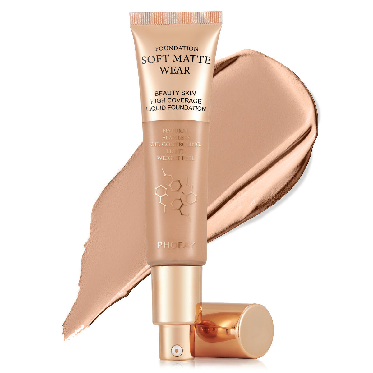 "PHOFAY Full Coverage Liquid Foundation Makeup"