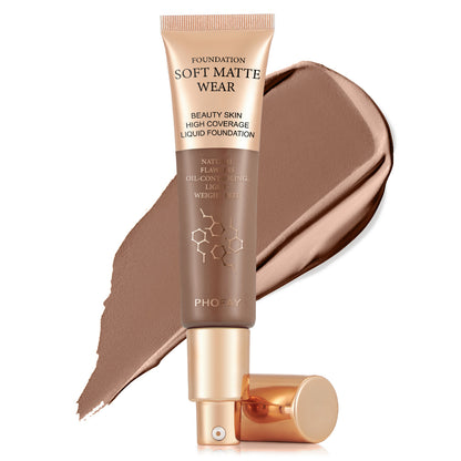 "PHOFAY Full Coverage Liquid Foundation Makeup"