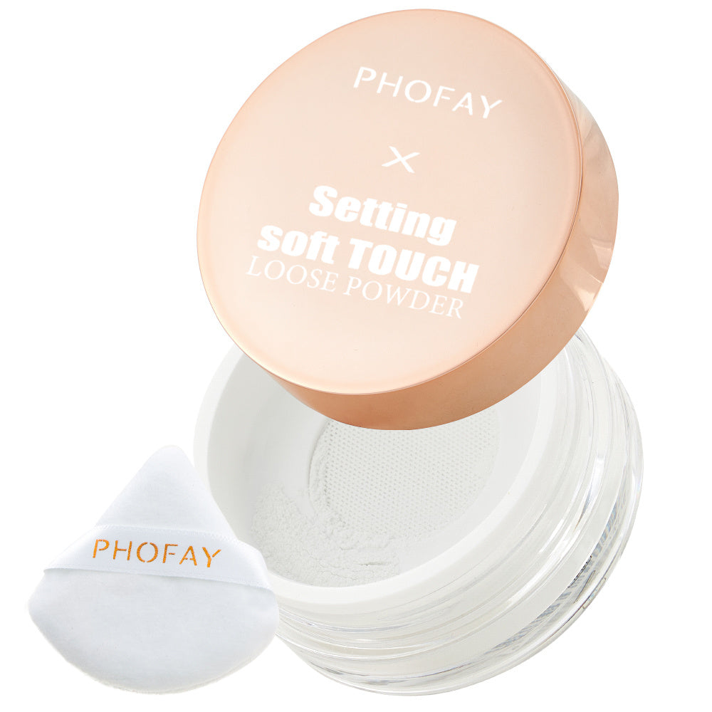 "PHOFAY Soft Touch Loose Setting Powder Makeup"