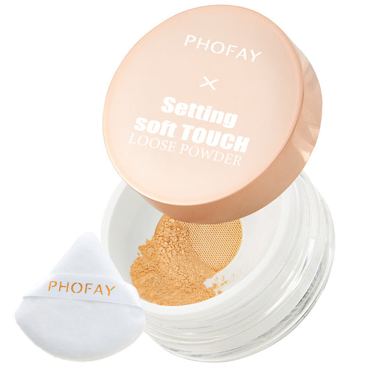 "PHOFAY Soft Touch Loose Setting Powder Makeup"