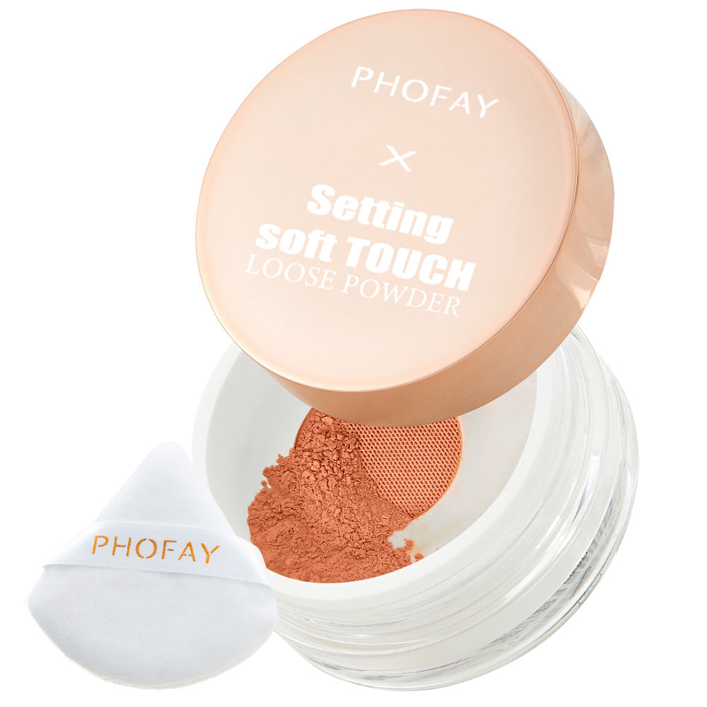 "PHOFAY Soft Touch Loose Setting Powder Makeup"