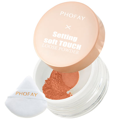 "PHOFAY Soft Touch Loose Setting Powder Makeup"