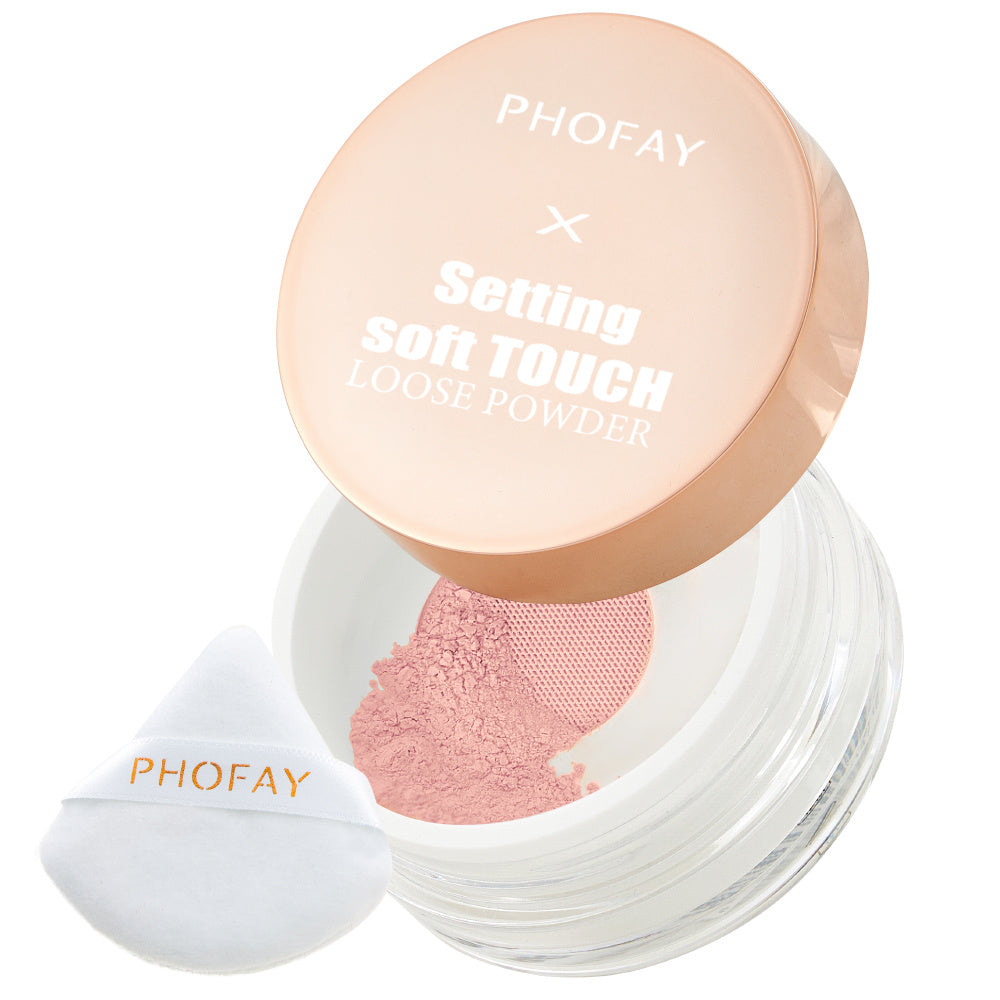 "PHOFAY Soft Touch Loose Setting Powder Makeup"