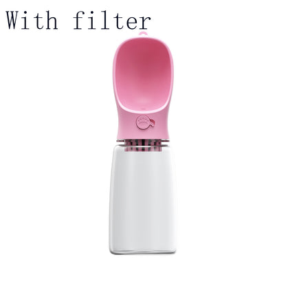 Portable Pet Water Bottle & Cup – Outdoor Travel Drinking Bottle for Dogs & Cats