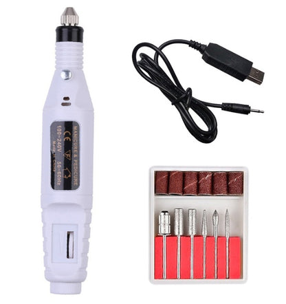 Electric Nail Polish Machine Pen – Professional Nail Art Drill Tool for Manicure & Pedicure
