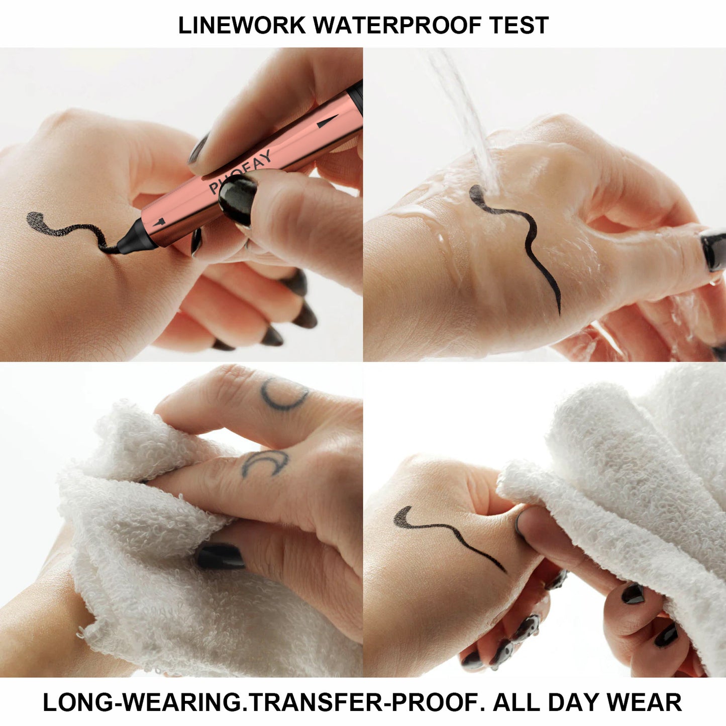 PHOFAY Double Head Liquid Eyeliner – Waterproof & Smudge-Proof
