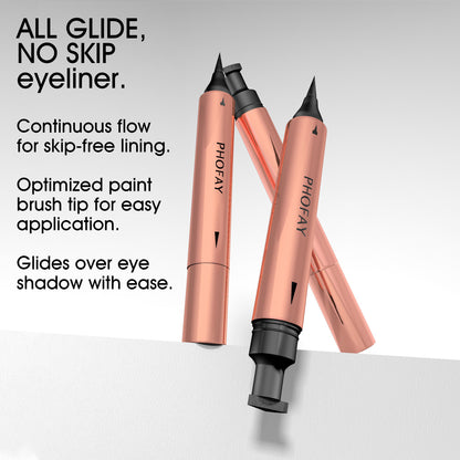PHOFAY Double Head Liquid Eyeliner – Waterproof & Smudge-Proof
