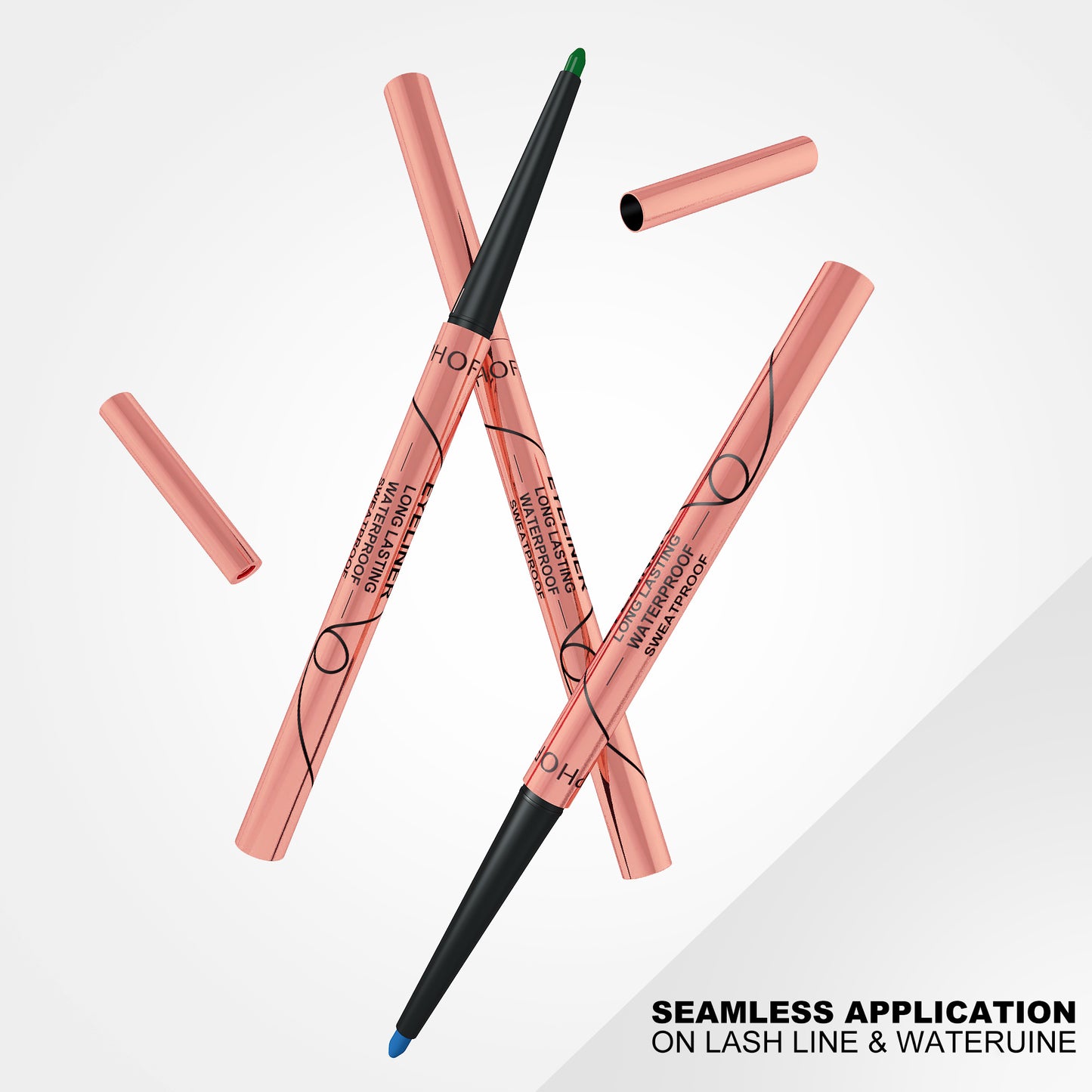 PHOFAY Colorful Waterproof Eyeliner Set – Long Lasting & Smudge-Proof