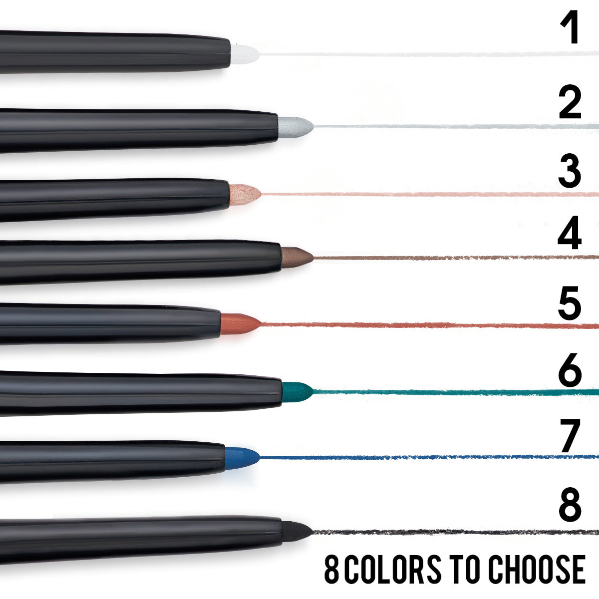 PHOFAY Colorful Waterproof Eyeliner Set – Long Lasting & Smudge-Proof