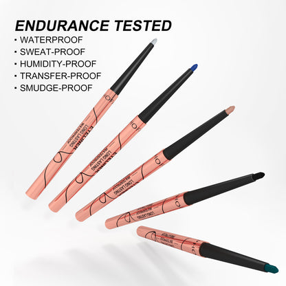 PHOFAY Colorful Waterproof Eyeliner Set – Long Lasting & Smudge-Proof