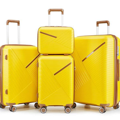 4-Piece Luggage Set – Lightweight Travel Suitcase with Spinner Wheels