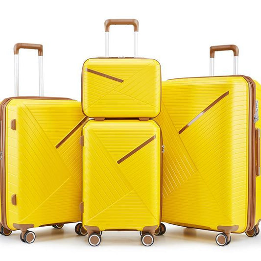 4-Piece Luggage Set – Lightweight Travel Suitcase with Spinner Wheels