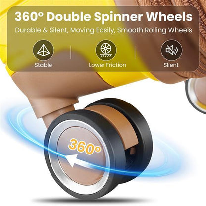 4-Piece Luggage Set – Lightweight Travel Suitcase with Spinner Wheels