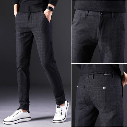 Men’s Slim Straight Trousers