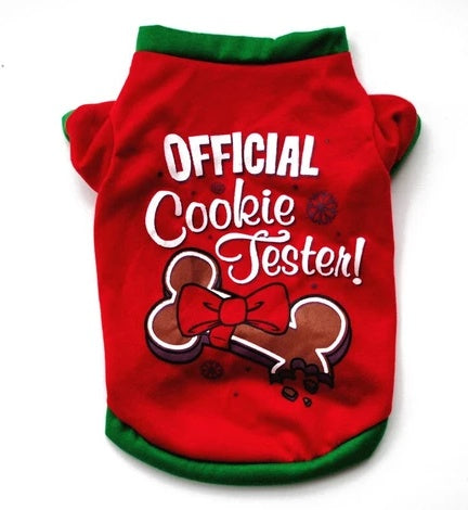 Dog Christmas Costume Sweatshirt Vest Clothes