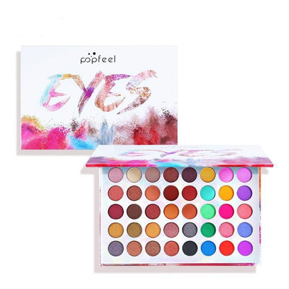 Shimmer Matte Eyeshadow Palette – Multi-Color Combination