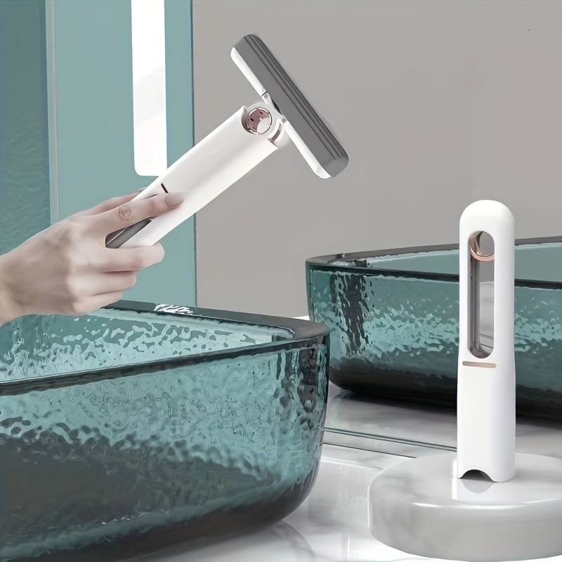 Portable Self-Squeeze Mini Mop – Hand-Free Cleaning Tool for Home & Car