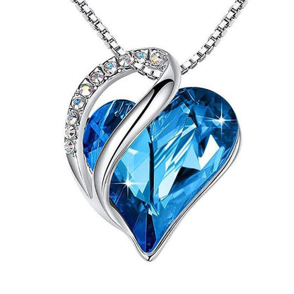 925 Silver Heart Necklace – Geometric Pendant for Women