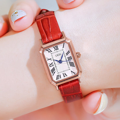 Women’s Retro Waterproof Small Square Watch
