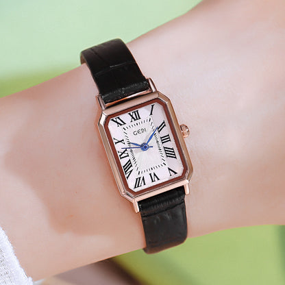 Women’s Retro Waterproof Small Square Watch