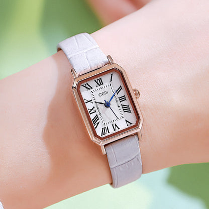 Women’s Retro Waterproof Small Square Watch