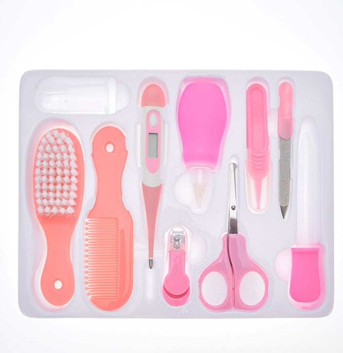 Maternal & Infant Care Set – Thermometer, Nasal Care & 10-Piece Baby Manicure Nail Clipper Kit