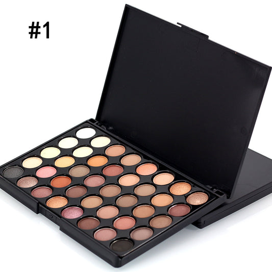 40 Color Waterproof Glitter Eyeshadow Palette