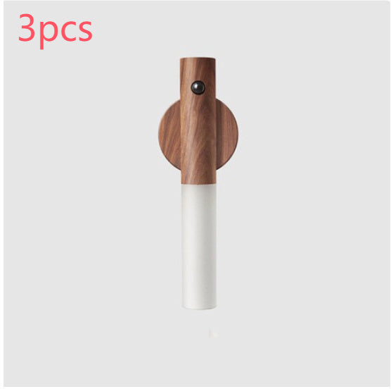 Auto LED Motion Sensor Night Light – USB Magnetic Wall Lamp