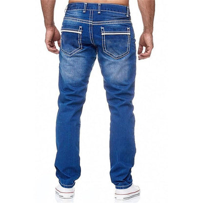 Men’s Straight Fit Jeans with Pockets